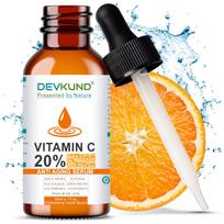 Devkund Premium 20% Vitamin C Serum For Face with Hyaluronic Acid, Retinol & Amino Acids (30 ml) orange