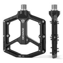 GEWAGE Lengvas MTB pedalas, Aliuminio lydinio dviračio pedalai su individualiu logotipu, Universalūs 9/16  sandarūs guolių pedalai dviračiui Pedal auksas