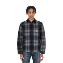 Carhartt WIP Detroit Jacket Classic Logo Tag Zipper Collar Men Jacket Navy-Blue I028295-89-90-03 M black