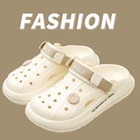 Women's Toe Clog with Soft - Comfortable Shoe for Casual Daily Wear 35 smėlis