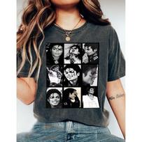 Michael Jackson Journey Graphic T-Shirt, Vintage 90s shirt, Retro King Of Pop M black