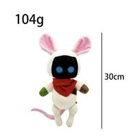 30cm Astro Bot pliušiniai žaislai Žaidimų periferija Pliušiniai Mieli minkšti kimšti Namų dekoras Žaidimų pagalvės Lėlės Vaikui Gimtadienio Kalėdų dovana black