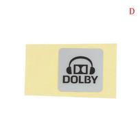 Dolby Surround Sound Etiketės Nešiojamojo kompiuterio lipdukai Darbalaukio dekoras „Pasidaryk pats“ lipdukai D white