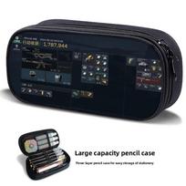 Handsome Pencil Bag Boys Stationery Box Men's Cool Domineering Pencil Bag Student Stationery Bag 1pc