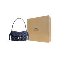 COACH Tabby Denim Shoulder Bag Medium Women's Dark Blue CAN00-LHRHY One Size 1 gray