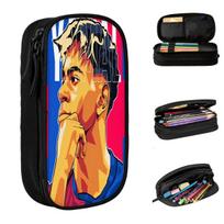 Creative Oil Painting Version Lamine Y-Yamal Pencil Cases Pencil Box Pen Large Storage Bag Students School Zipper Stationery 21x10.5x5cm multi