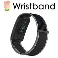 Nailoninis žasto dirželis Garmin CIRQA išmaniajai apyrankei, lengvas, reguliuojamas, pralaidus orui, sportinis pakaitinis apyrankės dirželis Garmin CIRQA Garmin CIRQA Smart black