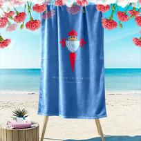 Celta de Vigo Logo Beach Towel A must-have beach towel for beach travel 70cmx140cm(27x55inch) gray