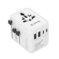 CRONG World Travel Adapter GaN 45W UK/EU/US/AU