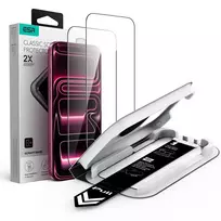 ESR ULTRAFIT CLASSIC TEMPERED GLASS 2-PACK IPHONE 17 PRO / 18 PRO BLACK
