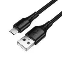Hoco Cable USB A to Micro USB 2.4A 1 m X120 black