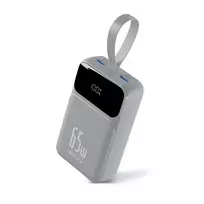Forever  Forever Vibe-TB65 Power Bank | 20,000 mAh | 65W | PD, QC | USB-C | silver