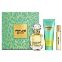 Cavalli Roberto Paradiso Gift Set EDP 75 ml, body milk 100 ml and EDP miniature 7.5 ml