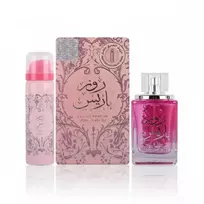 Ard Al Zaafaran Set: Rose Paris, Eau De Parfum, For Women, 100 ml + Rose Paris, Protection, Deodorant Spray, For Women, 50 ml