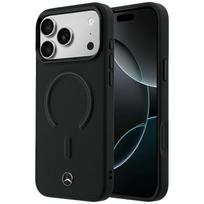 Mercedes Leather 3D MagSafe Case for iPhone 18 Pro / 17 Pro black