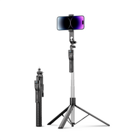 Orico Selfie stick SPM190 tripod 1/4" for phone camera with 360 degree rotation Bluetooth 5.2 - black