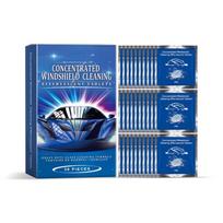 30pcs Windshield Cleaning Tablets Fast Dissolving Effervescent Glass Cleaner Upgrades for Anti Fog & Rain Protection 1 gray