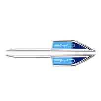 25X3CM Auto Door Fender Side Blade Badge Car Body Sticker For BYD Tang F3 E6 Atto 3 Yuan Plus Song Max F0 G3 I3 Ea1 Dmi 2din G6 mėlyna