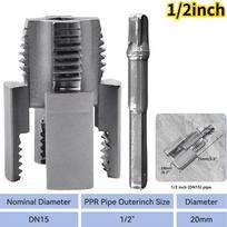 PPR/PVC Water Pipe Threader 20MM/25MM Tapping Tool Internal Thread External Thread Integrated Die Water Pipe Wire Opener gray