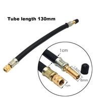 Air pump extension tube Motorcycle Bike Car Tire Air Inflator Hose Inflatable Pump Extension Tube Adapter Twist Tyre Auto parts black