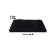 Interactive Magic Card Game Pad Card Playing Mat Smooth Trick Board for Beginner Enthusiasts Tabletop Party Dorm Bar Workplace black