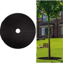 Barrier Tree Root Reusable Tree Mulch Rings For Control Root One Size black