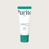 PURITO SEOUL Mighty Bamboo Panthenol Cream Barrier Repair Moisturizing Face Cream 100ml 1 Pack (100ml) blue