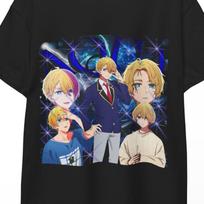 Oshi No Ko Anime T-Shirt merch Inspired Design Japanese Idol Manga Shirt Otaku Gift Cute Aesthetic Streetwear Fan Art Style Unisex Tee! M blue