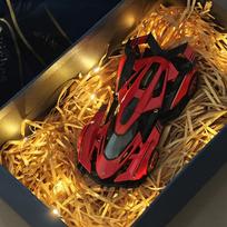 Shiny Gift Box 1:32 Lamborghini V12 Vision Gt Gran Turismo Supercar Diecast Model Car Alloy Holiday Gift For Little Boy Birthday brown