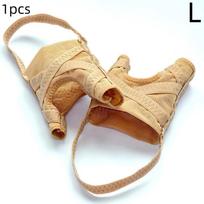 Fabric Bunion Corrector Breathable Adjustable Hallux Valgus Sleeve Spacer Separator Toe Corrector Sports Bunion Socks Running L beige