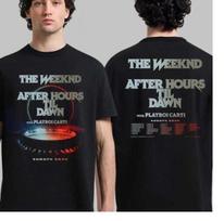 The Weeknd After Hours Til Dawn Turas 2026 Marškinėliai XL gray