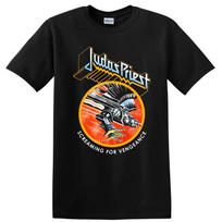 Judas Priest Rock Metal Music T Shirt Screaming For Vengeance Tee M black