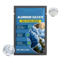 Acid Loving Plant Fertilizer Soil Acidifier 100g PH Adjustment Amendments Rapidly Lowers Soil PH For Diluted Hydrangeas Plant 100g gray