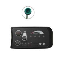 Electric Bike Meter Display 24V/36V/48V LED Display Control Panel 5P Male Plug Digital Cycling Computer 1 gray