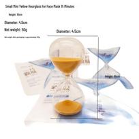 Nordic Hourglass Timer Ornament: 5/15/30 Min Decorative Sand Timer for Home & Office. white