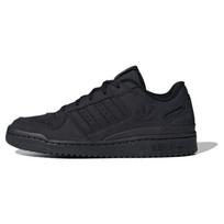 Adidas Originals Forum Top Grain Leather TPU Comfortable Simple Low-Top Skate Shoes Men Sneakers Black ID0990 47⅓ black