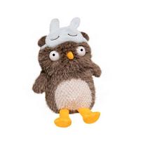 Eye Patch Owl Plush Toys Penguin Dolls Small Stuffed Animal Toys Toys for Kids Girls Funny Designs Plush Penguin Toys 25cm white