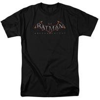 26 Batman Arkham Knight Logo T Shirt Licensed Comic Book Tee Black Unisex T-Shirt XXXXL black