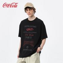 Coca-Cola American Retro Print Short Sleeve T-Shirt M black