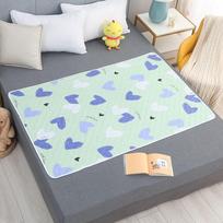 100*150cm Baby Sleeping Underpads Skin-friendly Leakproof Washable Underpads Triple Waterproofing Soft Menstruation Pad Adults 70x90CM gray
