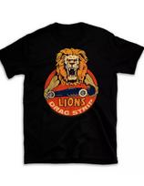 Lions Drag  Strip Drag Racing Hot Rod Men's and Women's T-shirts S M L XL 2,3,4XL XXXL brown