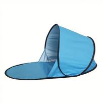 1 person ready-to-open camping tent - 1 second quick build, light and portable open front design, suitable for hiking, beach, mėlyna