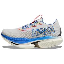 HOKA ONE ONE CIELO X1 Soft And Comfortable Slip Resistant Abrasion Resistant Low top Running Shoes Unisex Light Gray 1147910-WHTV 41 mėlyna