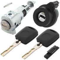 Skoda Octavia I 96-10 Ignition Switch & Door Lock Insert Set, 2 Pieces