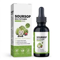 Soursop Graviola Skystas Maisto Papildas, 2 fl oz (60 ml) 1pack