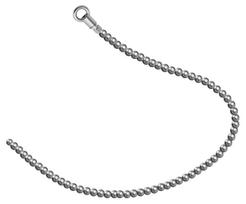 SuperLove Stainless Steel Urethral Sound Beads Catheter Dilator 50cm & 9mm