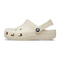 Crocs Classic clog Comfortable and lightweight breathable children's sandals beige children's model 25 smėlis