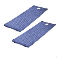 2 vnt. pakuotė Grožio masažo veido lovos stalelio lininis paklodės užvalkalas čiužinio užvalkalas su anga 0x70cm - , kaip gray
