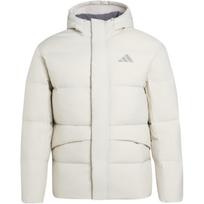 Adidas Warm Windproof Letter Long Sleeve Hooded Down Jacket Men Jackets KQ5523 XS white