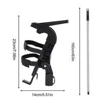 Spray Paint Extension Pole Adjustable Angle Extension Pole Adaptor Powder Duster With 1.6/2/2.4M Telescopic Wand  for Ceiling black